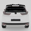 Rear Window Roof Spoiler Wing Gloss Black Compatible with for