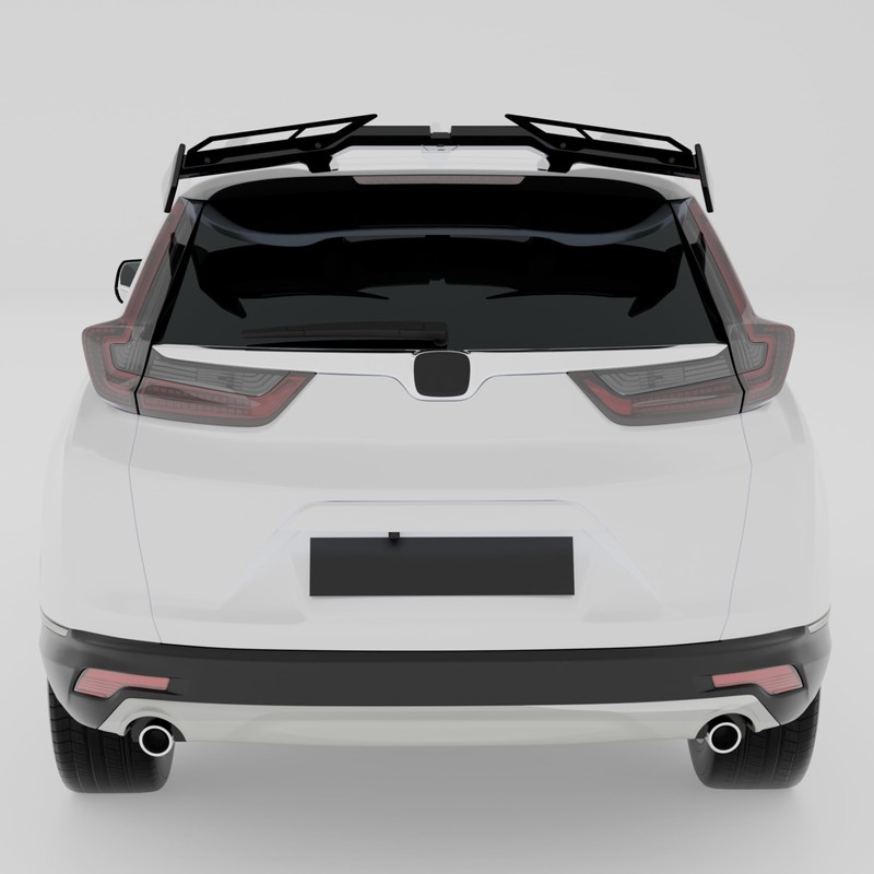 Rear Window Roof Spoiler Wing Gloss Black Compatible with for