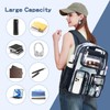 Cusangel Clear Blue Backpack for School, Heavy Duty Backpack for