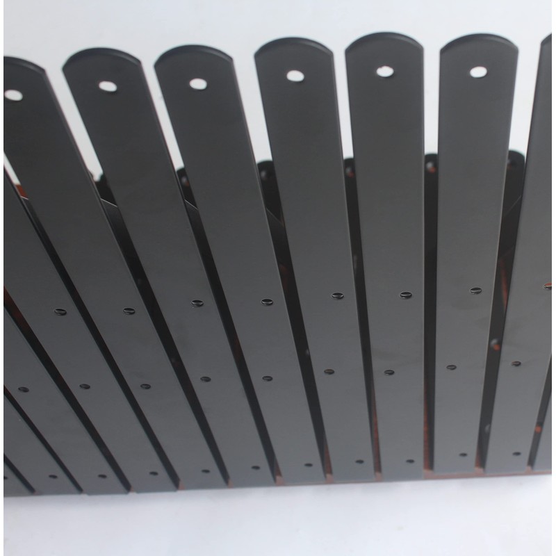 16 Pack L14" x H 10" Black Heavy Duty Shelf