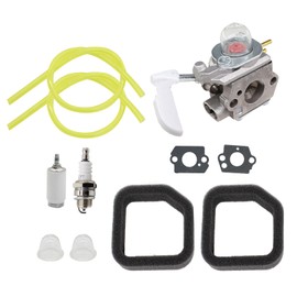 Nakkaa 308054114 308054075 Carburetor Kit Compatible with Homelite UT09526 26B 26cc Leaf Blower