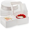 AVLA 20 Pack Cake Boxes with Window, 10 Inch Bakery