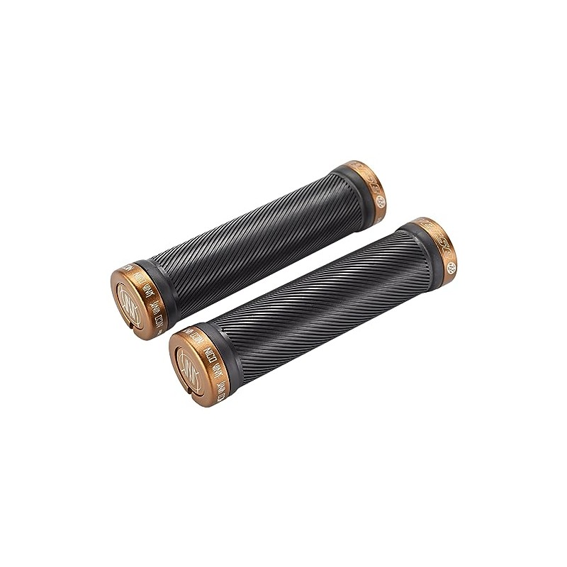 Reverse Nico Vink Signature Series Lock On Bicycle Grips Black/Copper
