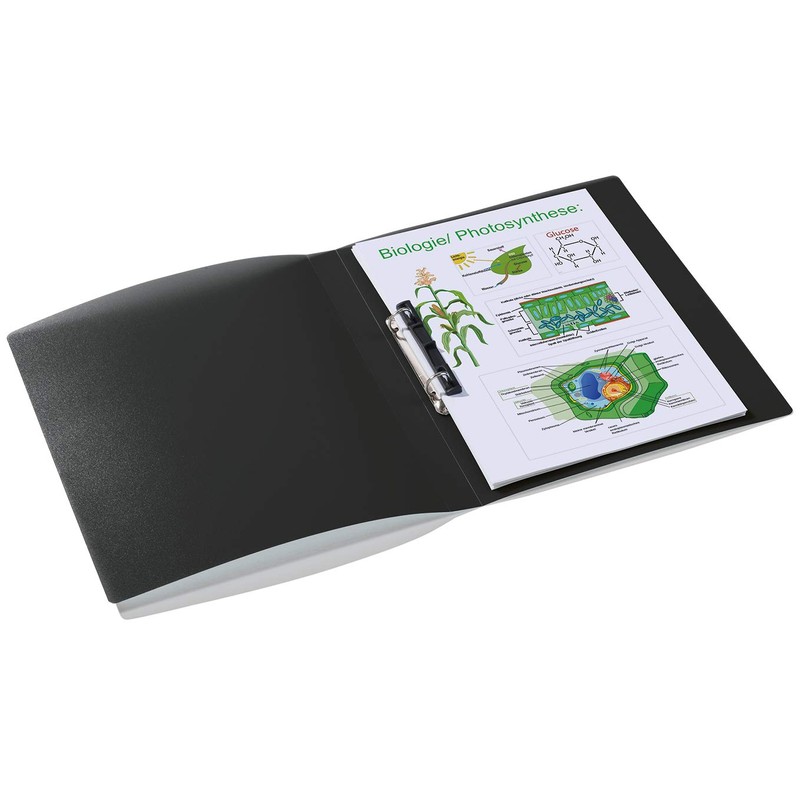 HERMA 19160 Ring Binder DIN A4 Translucent Black Slim 2