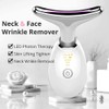 Micro-Glow Portable Handset,Neck Face Firming Wrinkle Removal Tool (White)