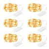 SINAMER 6 Pack Fairy Lights Battery Operated String Lights, 7ft