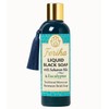 FERIHA Moroccan Liquid Black Soap with Saharan Nila and Eucalyptus