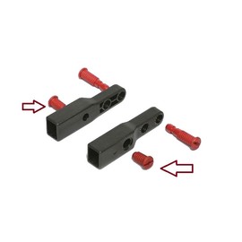 2X Black Set Buggy Board Extender Bolt for Lascal Maxi Mini Boards - Part 80371