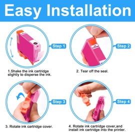 LCL Compatible Ink Cartridge CLI65 CLI-65 M CLI-65M (Pack of 2 Pigment Magenata) Compatible with Canon Pixma PRO-200