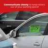 Parking Violation Stickers for Cars (Fluorescent Green) - 100 Illegal