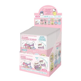 Tees Factory Sanrio Trading Canvas Style Can Badge Vintage Set of 12 Types φ2.2 x D0.2 inches (56 mm) x D.2 inches (56 mm) SR-5542905VT