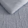 Nautica - Twin Comforter Set, Textured Chambray Bedding with Matching