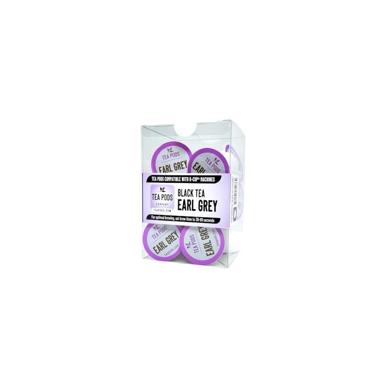 Earl Grey tea pods, single-serving tea capsules compatible with K-Cup