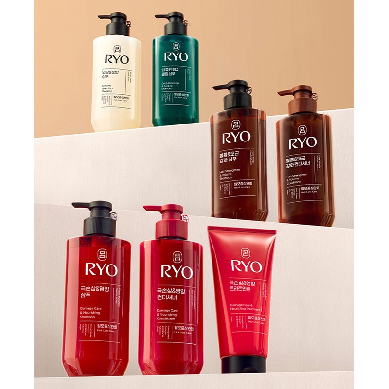 Ryo Black Walnut Volume Root Strengthening Hair Loss Relief Shampoo