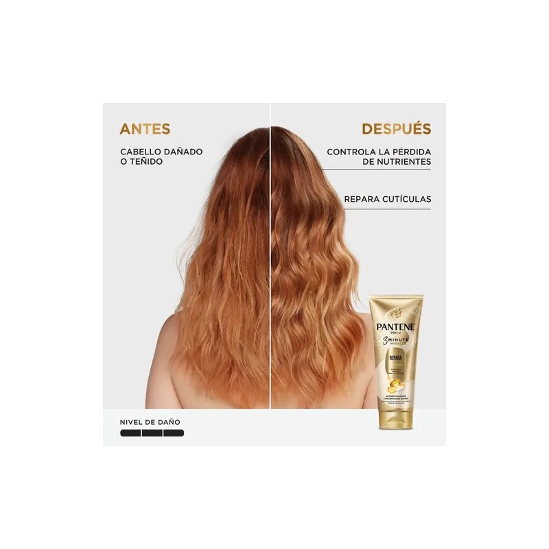 Acondicionador Pantene Minute Miracle Repara Perlas