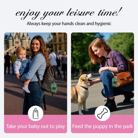 Tiltol Hand Sanitizer Spray Case,Compatible with Popular Sanitizers,Zipper Pouch for Hand Sanitizer,Cute Fashion Accessories with Snap Hook, Portable, Suitable for Girls,Women(Bow)