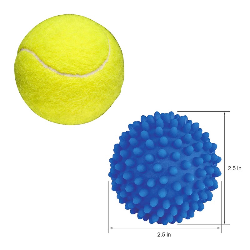 Dryer Balls 4 Pack - Non-Toxic Reusable Dryer Balls (Blue)