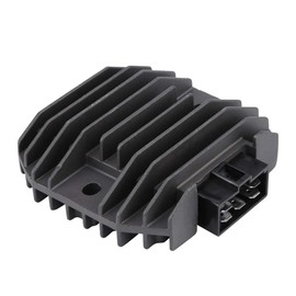 Motorcycle Regulator Rectifier Qiilu Voltage Regulator Rectifier Motorcycle Aluminium Alloy for YZF-R1 1999-2001 R6 1998-2002 Black