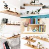 Pack of 8 Concealed Brackets, Shelf Brackets, Invisible Wall Brackets,