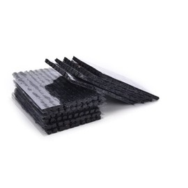 Kisangel 50pcs Tire Seal Strip Automotive Vacuum Repair Tape for Tubeless Tires Black for Cars Motorcycles and More