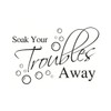 Lchen LC-Trading Soak Your Troubles Away PVC Wall Sticker Decal