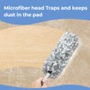Lint Free Microfiber Duster with an Extra Washable and Reusable