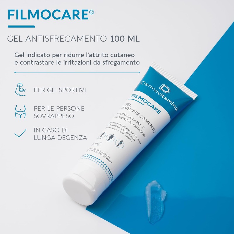 Dermovitamina - Filmocare Gel Antisfregamento 100ml - Protezione Avanzata