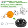 10L0L Golf Cart Brake Drum Hub Assembly for EZGO 1991-up