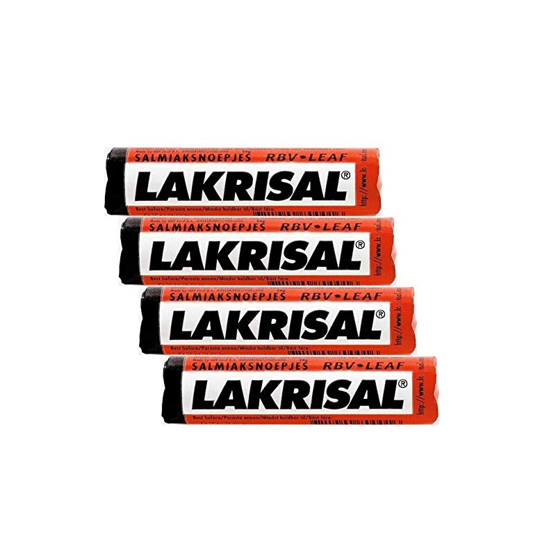 Lakrisal Licorice Candy Rolls - (Multi-Packs) - Salmiak Licorice Pastilles