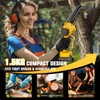 Mini Electric Chainsaw - DECERK Brushless 6-inch Chainsaws Cordless, Portable