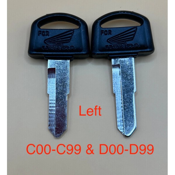 MPS Key Blanks 2 Key Blanks Honda CX500 Elite Scooter