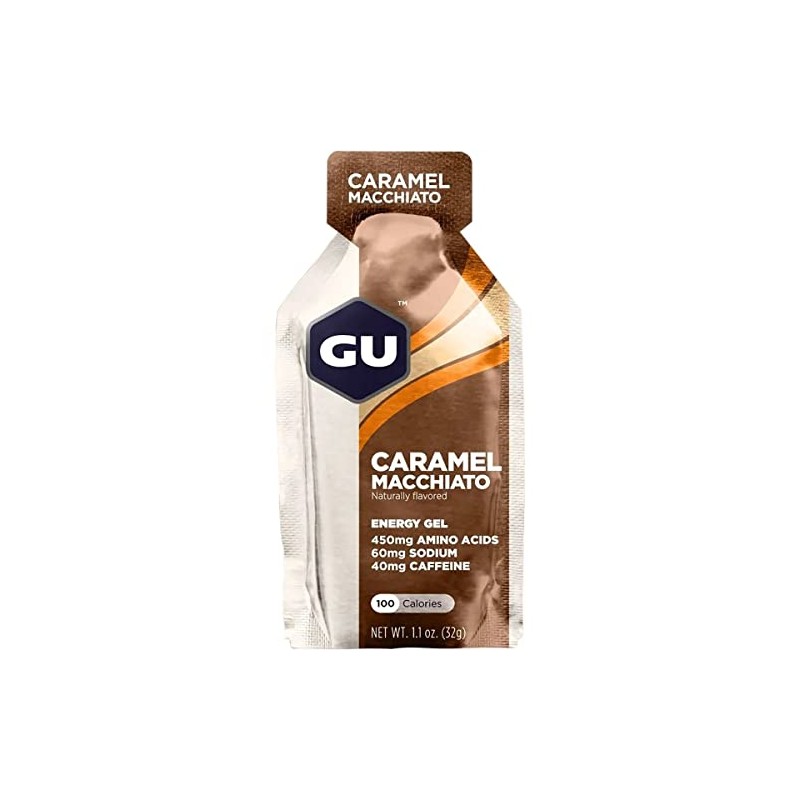 GU Energy Gel - 24 Pack Caramel Macchiato, 24 Pack