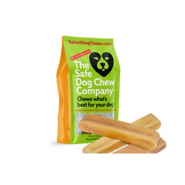 The safest All-Natural Cheese Chews - XLarge (Pack of 3) - NO Chunks, NO preservatives, NO Bad Smell, Great Teeth Cleaner, Super Long-Lasting