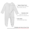 Aablexema Baby Footie Pajamas Zipper - Rayon from Bamboo Infant