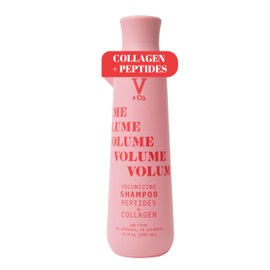V&Co. Beauty Volumizing Shampoo with Peptide Technology, 12 oz, Sulfate Free Shampoo Adding Lift and Fullness to Hair, Gentle, Color Safe Shampoo