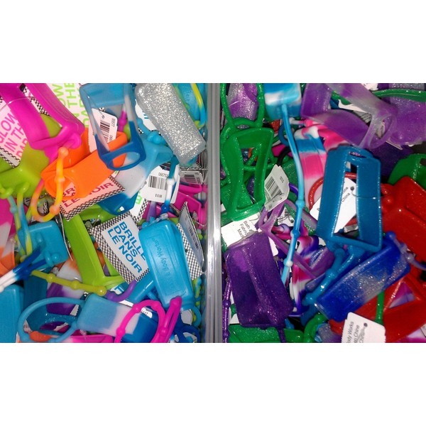 Bath and Body Works Grab Bag Hand Gel Pocketbac Holders Bundle (Various Colors) (10 Pack)