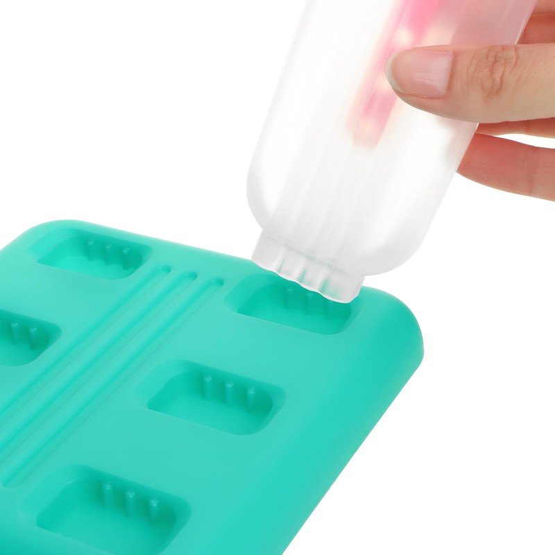 com-four® 2 x Ice Cream Moulds for 12 Servings of