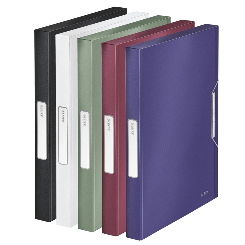Leitz A4 30 mm Style Box File - Titan Blue