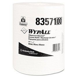 Kimberly-Clark Professional WYPALL Wipers in a Bucket Refills, 10 x 13, 220/pack, Fits Bucket (83571)