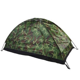 RiToEasysports Camouflage Tent, One Person Tent Backpacking Tent for Camping Hiking Hook