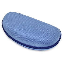 Pearl Glasses Case Semi-Hard Blue HSC-15BULBU