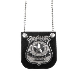 Boland 64333 Bol64333 Adult Police Badge Necklace, Multi-Coloured