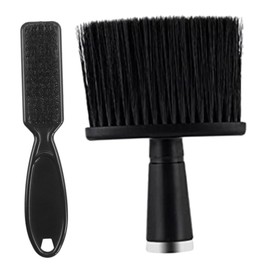 VICASKY 2pcs Hairdressing Neck Duster Brush Ergonomic Hair Cleaning Brush for Salon Use Soft Bristles for Broken Hair Removal Stylish and Practical Design