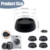 4Pcs Anti-Vibration Rubber Feet for Washing Machine & Dryer -