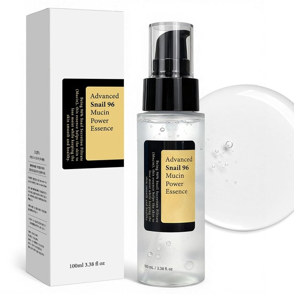 Snail Mucin Serum Essence, Advanced Snail 96% Mucin Power Essence,