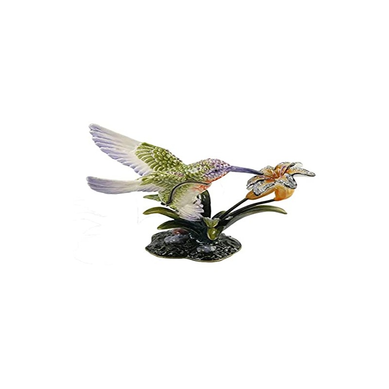 Treasured Trinket Box - Beautiful Sparkling Hummingbird
