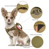 Hanshengday Tactical Service Dog Harness Vest,K9 Adjustable Military Working Harness