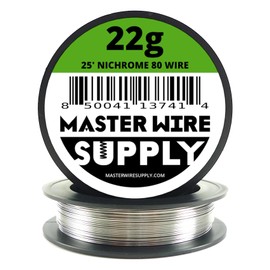 Nichrome 80-25' - 22 Gauge Wire - 25ft - 0.65mm - 0.025in - Master Wire Supply