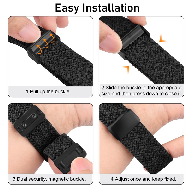 Magnetic Braided Bands for Garmin Venu 3S / Venu 2S