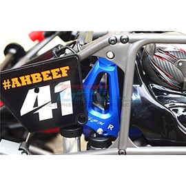 Traxxas Unlimited Desert Racer 4X4 (#85076-4) Tuning Parts Aluminium Rear Damper Mount – 1Pr Set Orange